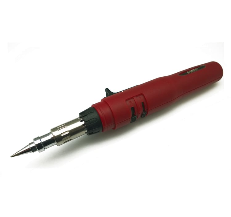 Soldering Pencil Taiwan Manufacture Butane Soldering Iron PT-180 Red