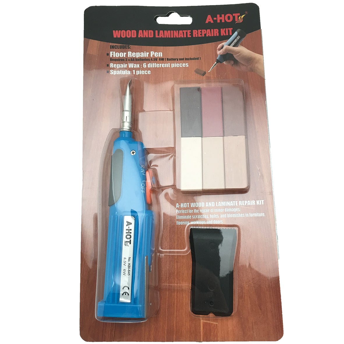 Wood Repair Wax Kit A-Hot Taiwan Maker High Quality Easy Use DIY Craft Battery Tool in Furniture and Wooden Floor Fixing