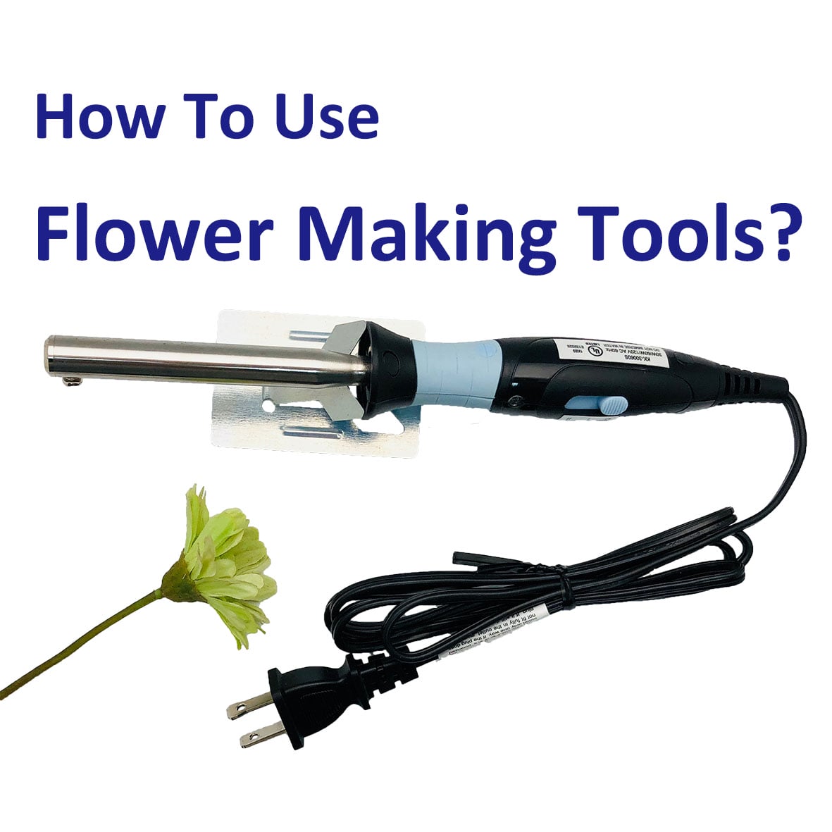 How to use flower making tools