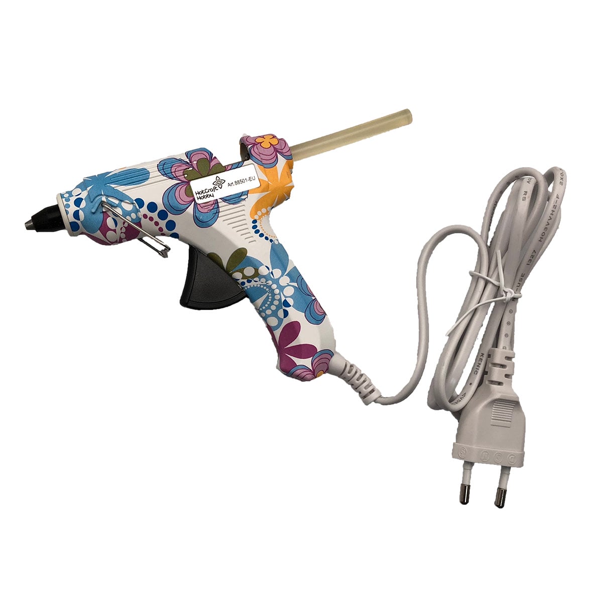 Hot Melt Glue Gun, A-HOT Professional Hand DIY Tool Exporter for Melting Glue Gun Kit for Small Crafts, Repairing and Sealing